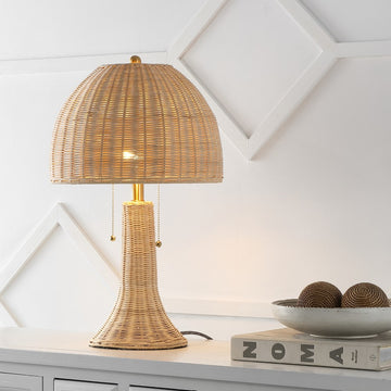 Joanie 22" Bohemian Rustic Iron LED Table Lamp